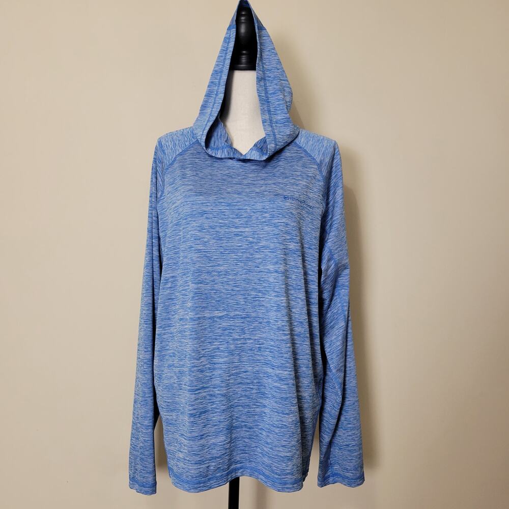 Vineyard Vines L Women's Performance Hoodie Long Raglan Sleeve Lightweight Whale